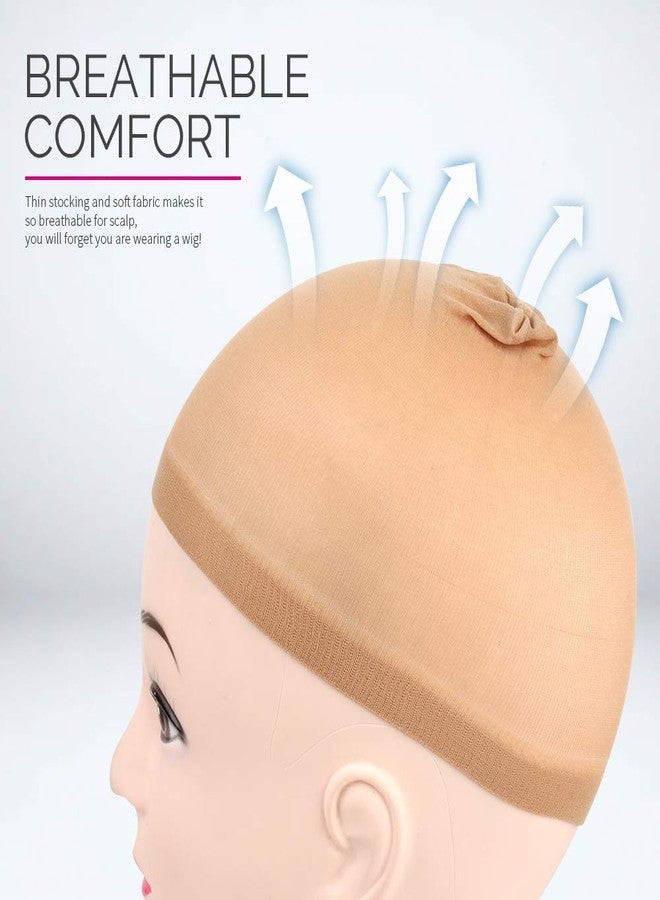 VIVIAN Wig Cap for Women - Stretchy, Breathable, Lightweight & Durable Mesh Cap - Ideal for Wig Wearing (2 Piece) - Image 4